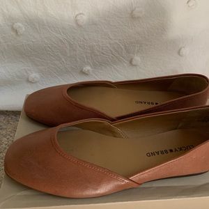 Lucky Brand Brown Leather Flats